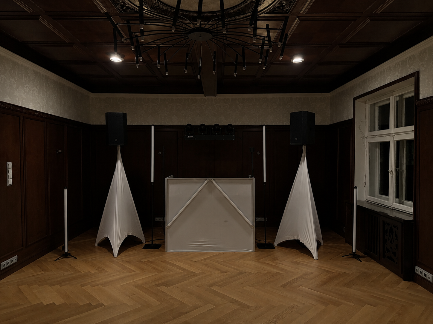 DJ-Setup ohne Licht